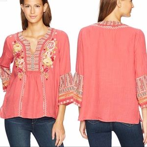 Johnny Was Tilly Flare Boho Blouse